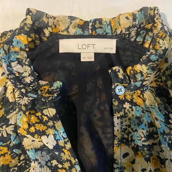 LOFT colorful blouse! - Picture 2 of 3